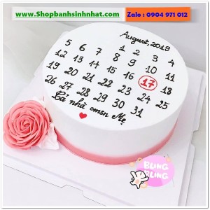 Bánh Sinh Nhật Cuốn Lịch - CL88
